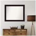 thumbnail image 5 of Amanti Art Custom Wall and Bathroom Mirror (34.75 x 41.75 in.), Portico Espresso Frame, 5 of 7