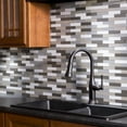 thumbnail image 2 of Aspect Peel and Stick Rustic Clay Matted Glass Backsplash Kit for Kitchen and Bathrooms (15 sq ft Kit), 2 of 2