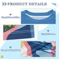 thumbnail image 2 of FORMRS Boys Rash Guard Short Sleeves Swim Shirt Quick Dry UPF 50+ Sun Protection, Sizes 3-12T, Abstract Snow Mountain, 2 of 6