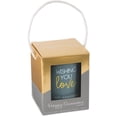 thumbnail image 4 of Pavilion Gift Company 7 oz Glass Jar with Metal Lid 100% Soy Wax Single Wick Candle-Floral Scented Wishing You Love Happy Anniversary, Gray, 4 of 7