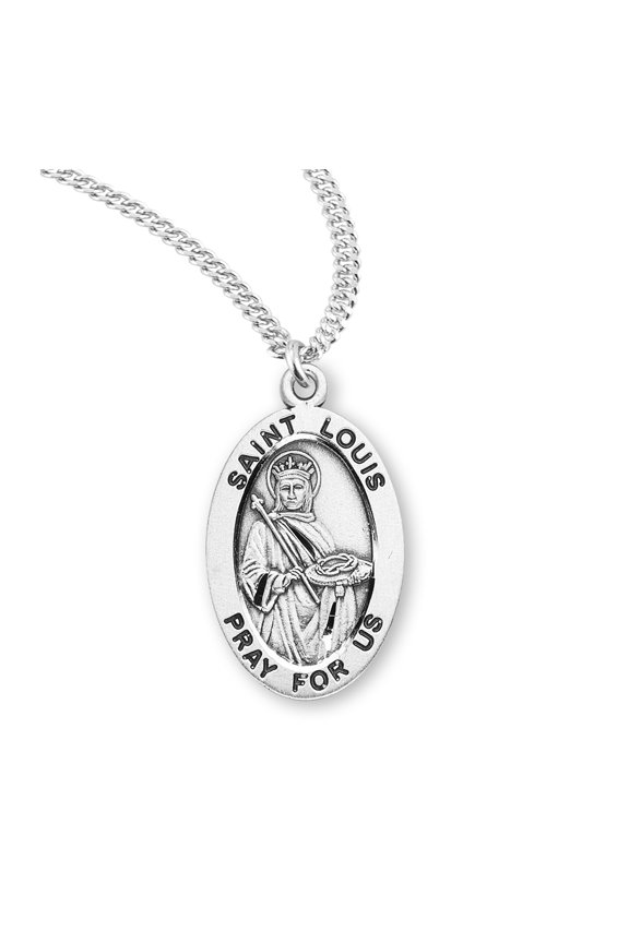 St. Louis Sterling Silver Medal Necklace