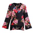 thumbnail image 1 of De Campana Cuello V Mujer para proteger Estampado Floral Regalos Personalizados SG, 1 of 9
