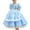 Blue Maid, variant on Girl Dress Pink German Dirndl Oktoberfest Beer Outfit Bavarian Festival 10 Years
