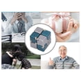 thumbnail image 3 of Sensory Handheld Flip Blocks, Anxiety Stress Hand Held Blocks Disassembled Alloy Portable  For Adults For ADD Blue Gray,Black Silver, 3 of 8
