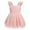 Pink, variant on IBTOM CASTLE Infant Baby Girls Boho Lace Tutu Dress Flutter Sleeve Smocked Casual Birthday Party Summer Holiday Photo Shoot Sundress 6-12 Months White