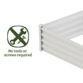 thumbnail image 5 of Absco AB1310 4 x 4 ft. Metal Square Garden Bed, Surfmist, 5 of 10