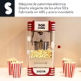 thumbnail image 2 of Máquina de Palomitas Eléctrica SIGNA 8 Tazas Acero Inox, 2 of 6