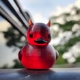 thumbnail image 5 of Patito Diablo Pequeño XINYU Decoración de Escritorio de Resina Diseño Gótico, 5 of 5