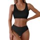 thumbnail image 1 of MKLEKYY Traje De Baño Mujer 2024 Women Sexy Cute Split Bikini Swimsuit High Waisted Bikini Sexy Push Up Two Piece Beach Swimming Swimsuits, 1 of 6