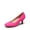 FUCHSIA/SUEDE-NEW, variant on Dream Pairs Women Bridal Slip On Wedding Shoes Party Dress Low Heel Pumps Shoes