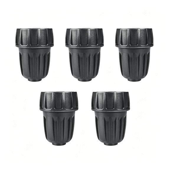 ICERUN 5Pcs 1/2In Drip Irrigation Tubing to Faucet/Garden Hose Adapter,3/4" Ght to 1/2" Drip Irrigation Fittings,Plastic 3/4In Faucet Connector Garden Hose Adapter