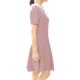 thumbnail image 3 of Dde San Patricio Casual PaMujer, Cuello Peter Pan, Mangas Cortas, Vestido De Punto Acampanado Por EnciDe RodilRoM, 3 of 4
