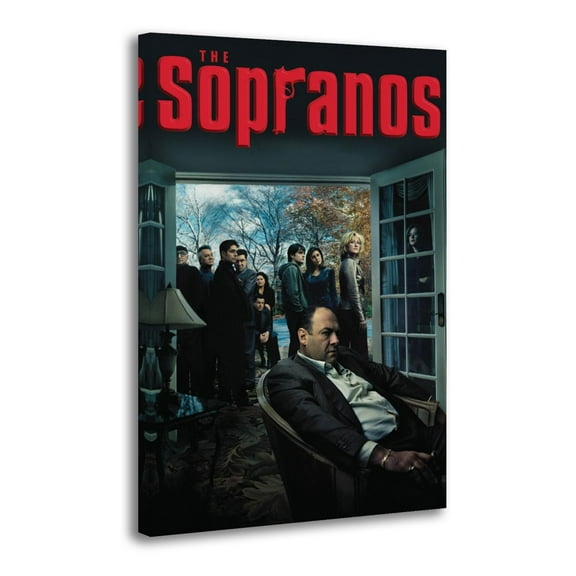 The Sopranos World from David Chase Room Aesthetic Poster Print Art Wall Painting Canvas Posters Gifts Modern Bedroom Decor 16x24inch(40x60cm)