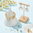 thumbnail image 4 of 80pcs 5 styles Solid Round Brass Beads Real 18K golden Plated 3~8mm Hole: 1~3mm, 4 of 6