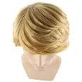 thumbnail image 5 of HPO| Short Men's Blonde Halloween Wig | Premium Breathable Capless Cap, 5 of 11