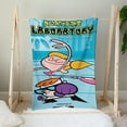 thumbnail image 3 of Dexters laboratory Soft Cozy flannel blanket Gifts for Fans Lover Girls Boys Women Present Hoodie Him Bed 40"x50", 3 of 6