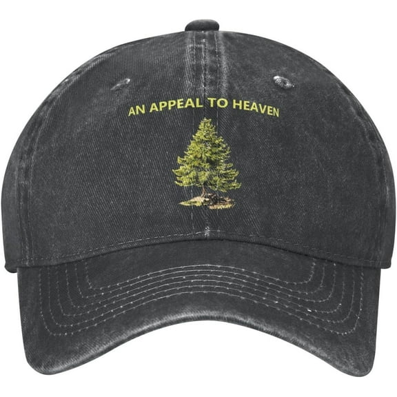 an-Appeal-to-Heaven-Pine-Tree Hat Adjustable Baseball Cap Dad Cap Unisex Hat Black