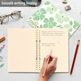 thumbnail image 4 of FORMRS 1-Subject Spiral Notebook 8" x 5" College Ruled 60 Refillable Sheet A5 Hard Cover, 2 Pack, Green Floral, 4 of 7