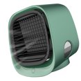 thumbnail image 3 of Ventilador de nebulización portátil, mini ventilador de escritorio recargable por USB, con rociador de agua para el hogar y la oficina, color verde, 3 of 12