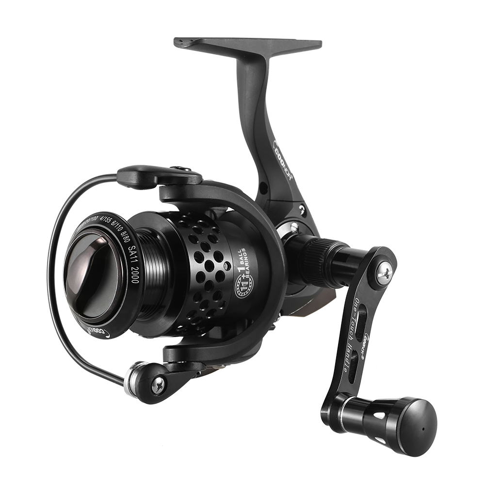 Spinning Carp Fishing Reels Wheel Left/Right Handle Metal Spool 11+1BB