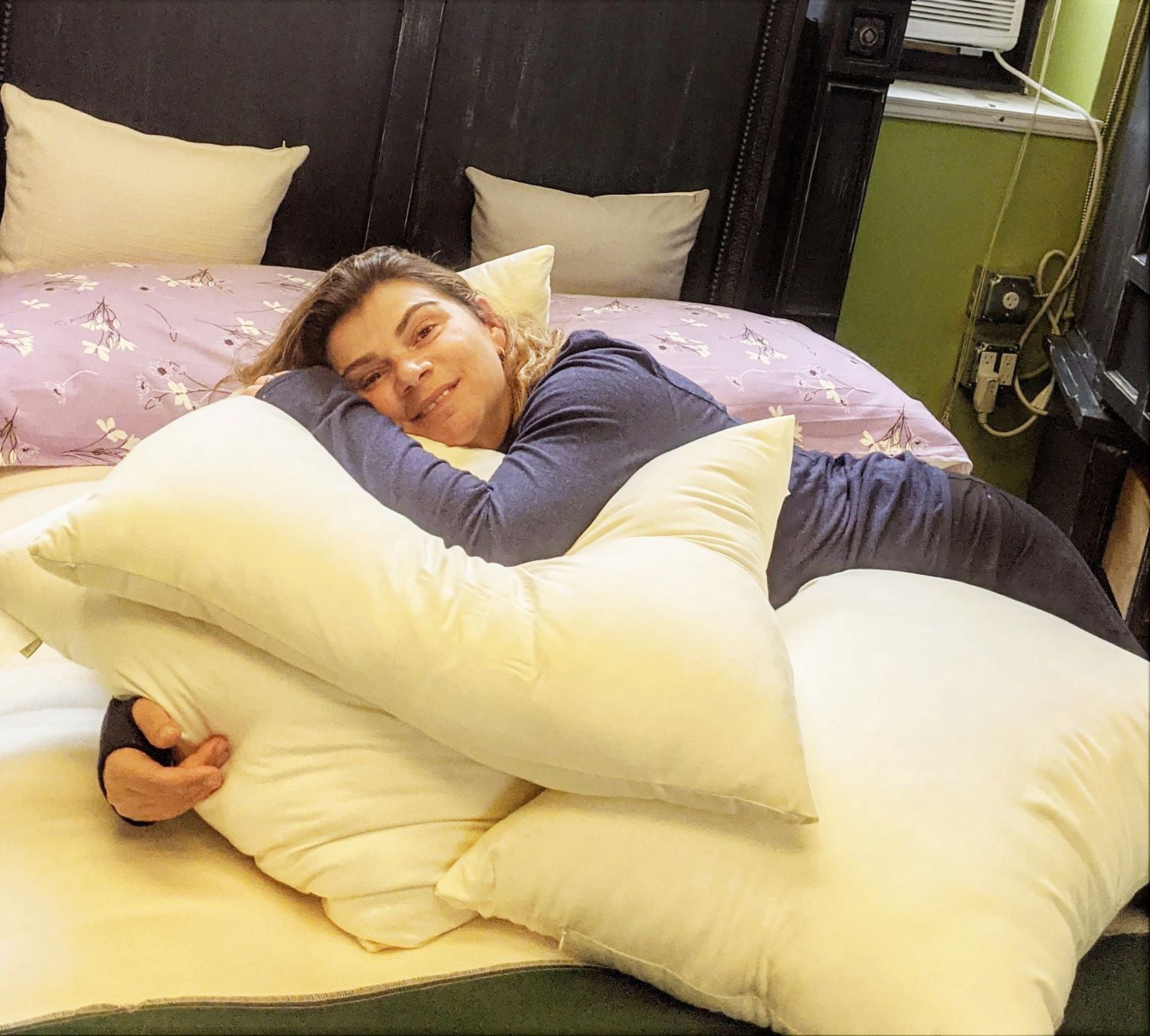 Standard Organic Wool Sleep MED Pillow w/zip
