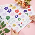thumbnail image 2 of 4 Sheet Daisy Flower Car Stickers 60S 70S Stickers Flower Car Body Side Stickers Waterproof Vinyl Decal Universal Car Exterior Decorative Accessories for Auto Truck Wall Art Laptop, 2 of 6