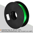 thumbnail image 5 of Uxcell 3D Printer Filament 1.75mm TPU Filaments Dimensional Accuracy +/- 0.05mm Green, 5 of 7