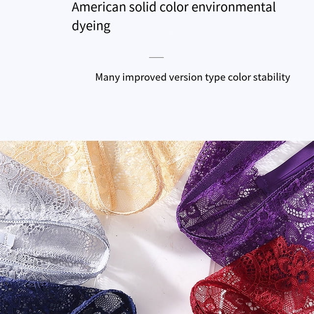 mmirethe Culotte Taille Basse Sans Couture Accessoire de Rendez-Vous Finition Soignée Respirant Vêtement de Nuit Ajouré Violet G