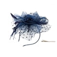 thumbnail image 4 of Diadema Fascinator Estrella de Luto para Mujeres, 4 of 8