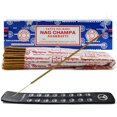 thumbnail image 2 of TRUMIRI Incense Stick Holder Bundle with Satya Sai Baba Nagchampa 100g Incense Sticks - Pack of 1 (Approx 100 Sticks), 2 of 5