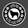thumbnail image 2 of CafePress - Australian Shepherd Dog Maternity Dark T Shirt - Maternity Dark T-Shirt, 2 of 3