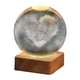 thumbnail image 2 of Luz nocturna de bola de cristal 3D con base de madera, lámpara de mesa, esfera de cristal para el hogar, cumpleaños, regalos creativos, niños y niñas 6 cm de diámetro, 2 of 8