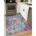 thumbnail image 5 of Unique Loom Jardin Collection Area Rug - Ivy (5' 1" x 8' Rectangle Blue/Beige), 5 of 7