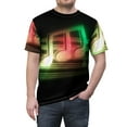 thumbnail image 5 of Love Music Tri Notes Unisex Cut & Sew Tee (AOP), 5 of 7
