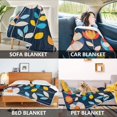 thumbnail image 2 of Yayeee Throw Blanket for Couch Soft Warm 60" x 80" Sofa Chair Bed Decoration, Simple Floral, 2 of 7