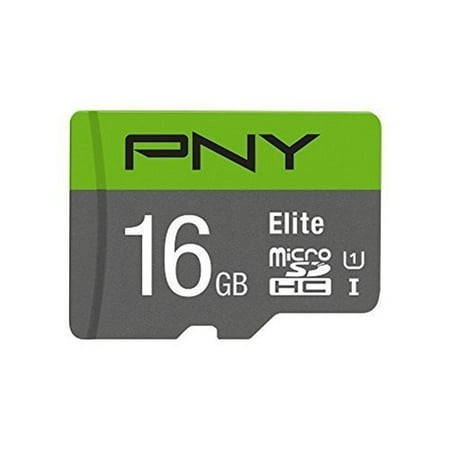 PNY SD Card  Pny  P SDU16U185EL GE 16GB Elite UHS I microSDHC Memory  