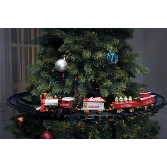 Battery-Operated Christmas Sweet Tree Plastic Train Set, Multicolor, by Holiday Time