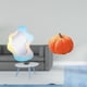 thumbnail image 2 of Cojín decorativo reflectante de acrílico con forma de calabaza para baño y dormitorio modernos, ideal para decorar paredes y sofás., 2 of 8