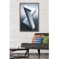 thumbnail image 2 of X Optical Illusion Wall Poster, 22.375" x 34" Framed, 2 of 6