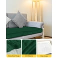 thumbnail image 4 of Pure Olive Green Couch Cushion Covers Stretch, Washable Sofa Seat Covers Individual Seat Cushion Sofa Slipcovers Simple Solid Color Couch Cover Furniture Protector M-1PCS, 4 of 7