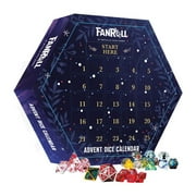 FanRoll Advent Calendar by Metallic Dice Games - Standard Plus Assorted Dice