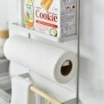 thumbnail image 3 of Magnetic Sticker Storage Refrigerator Shelf Kitchen Spice Paper Towel Cling Film Hanger, 3 of 6