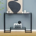 thumbnail image 2 of Costway Entrée Console Canapé Table d'Appoint avec Verre Trempé pour Entrée Salon, 2 of 10