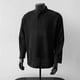 thumbnail image 5 of Ceisia Men's Relaxed Fit Vertical Stripe Jacquard Small Stand Collar Long Sleeve Casual Knit Top Gifts, 5 of 8