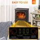 thumbnail image 4 of Chimenea Eléctrica HOMCOM 22" Independiente 725W-1450W Negra, 4 of 9