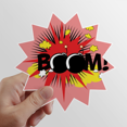 thumbnail image 1 of Clouds Boom Spark Sun Vinyl Sticker Luggage Graffiti Flower Decal, 1 of 3