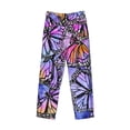 thumbnail image 4 of Kll Mens Pajama Pants For Men,Mens Lounge Pants,Funny Gifts For Men,Men'S Pajama Bottoms-Watercolor Butterflies, 4 of 9