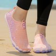 thumbnail image 4 of ChiVerve Hiking Barefoot Shoes for Women Men Breathable & Non-Slip Athletic Footwear Wide Toe Water Shoes, Designed for Walking & Running & Swimming | Pink, 4 Men, 4 of 9