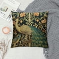 thumbnail image 2 of COMIO William Green Forest Animals Peacocks Fox Hare Morris Throw Pillow Covers Aesthetic Pillow For Bedroom Decorative Pillowcase Home Decor Cushion Case For Bed Sofa Couch, 2 of 5