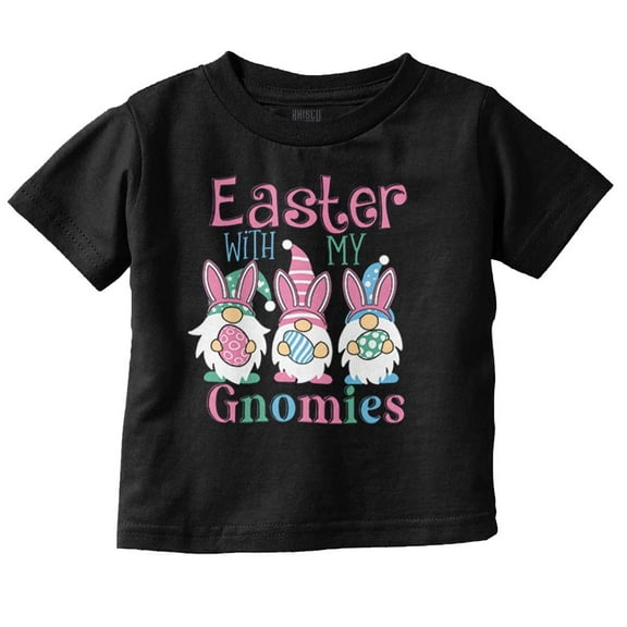 Cute Funny Easter With My Gnomies Youth T Shirt Tee Girls Infant Toddler Brisco Brands 6M